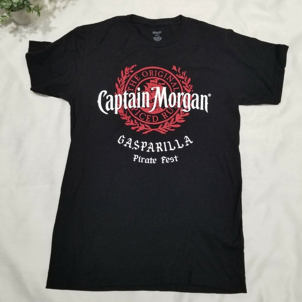 Unisex Tangerine Captain Morgan Gasparilla Graphic Shirt Size Small